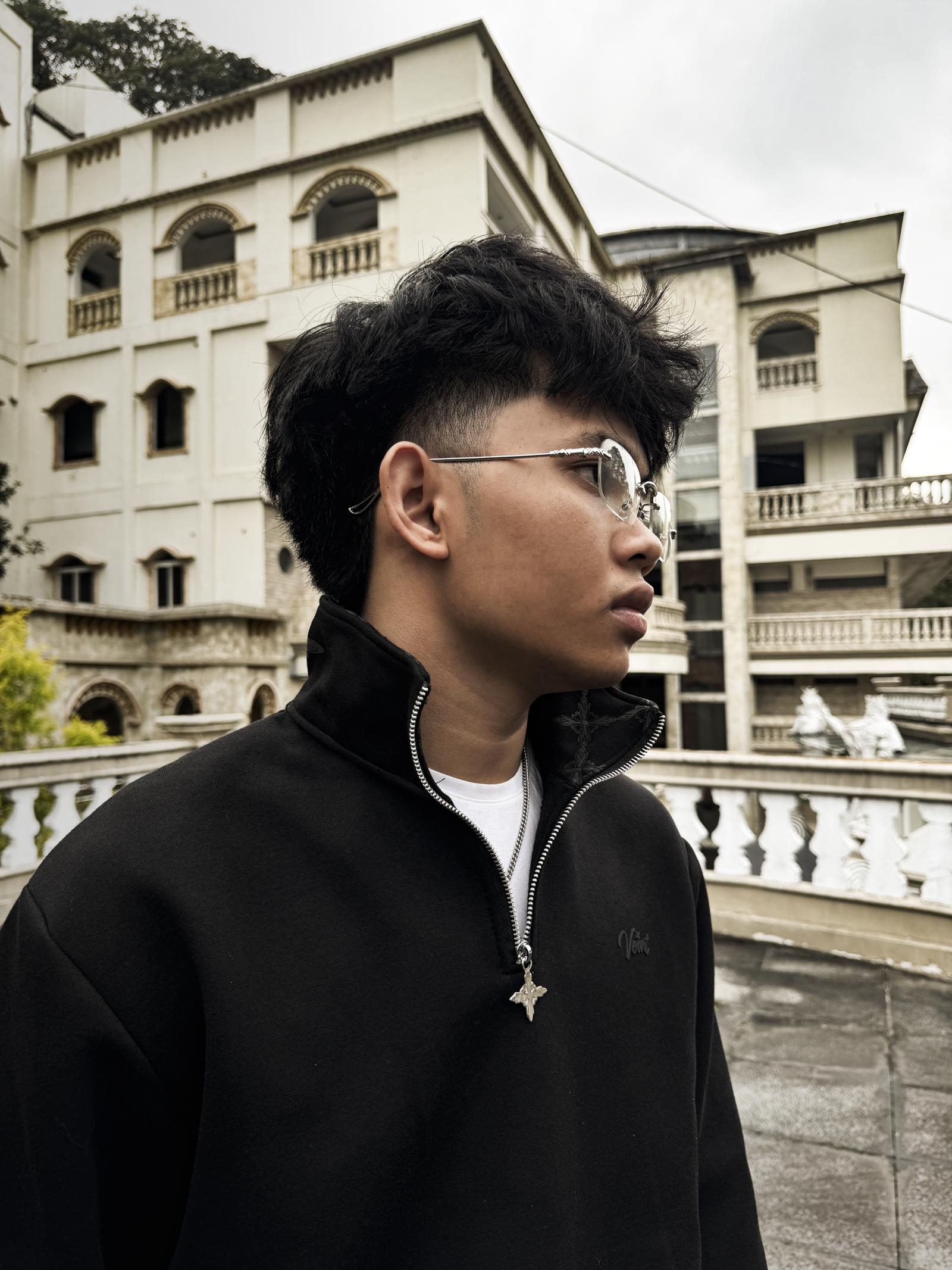 Noir Quarter Zip - Image 1